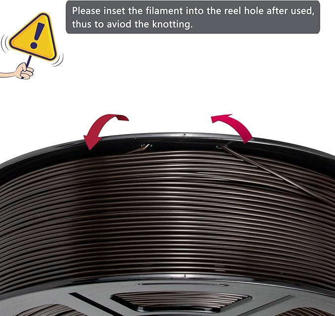 iSANMATE ASA Filament 1.75mm Chocolate Brown 1KG, UV & Weather Resistant 3D - Image 3