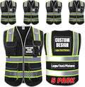 BeautyWill Custom Logo Safety Vest Class2 High Visibility Reflective Vest by BeautyWill