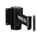 CCW Series WMB-120 Fixed Wall Mount Retractable Belt Barrier 11 Foot by Crowd+Control+Warehouse