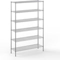 18" Deep x 54" Wide x 86" Height Wire Shelving Kit | 6-Tier | NSF Commercial by Regal+Altair