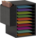 Office Mail Sorter, Wooden Paper Organizer by Unionly