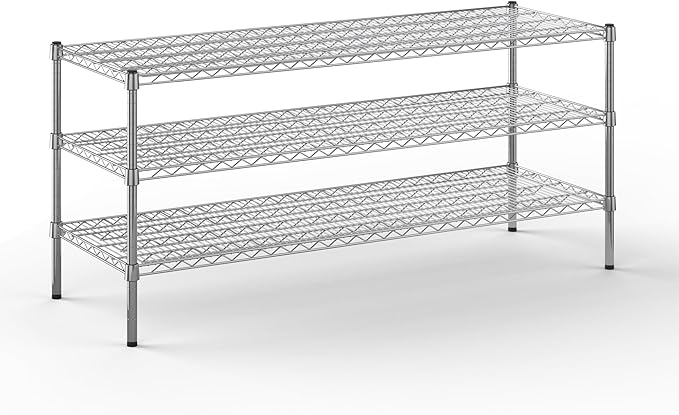 21" Deep x 60" Wide x 27" Height Wire Shelving Kit | 3-Tier | NSF Commercial by Regal+Altair