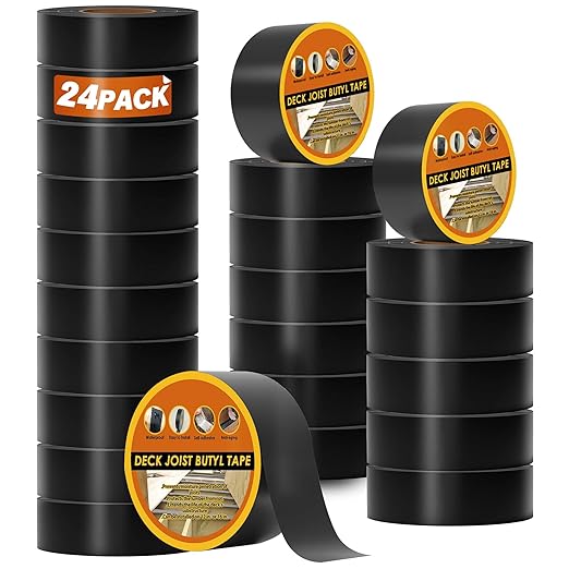 24 Pack Joist Tape for Decking, Self Adhesive Joist Deck Tape for Hardwood for by JOAPRIL