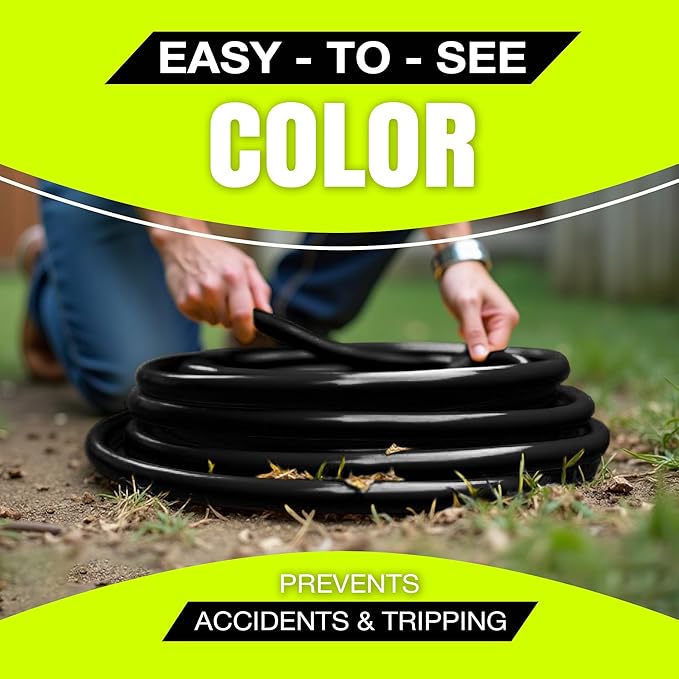 100ft Outdoor/Indoor Extension Cord 12/3 Gauge Extra Heavy Duty 3 Prong SJTW - Image 5