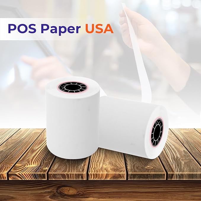 2 1/4" x 85' Thermal Paper - Image 2