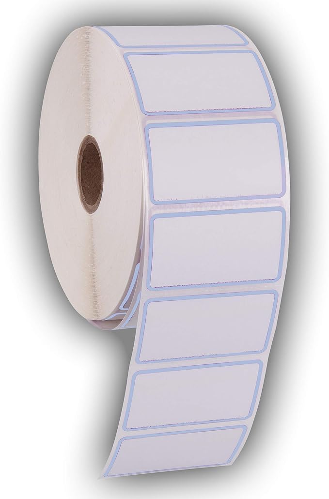 2.25" X 1.25" Direct Thermal Perforated Stickers Labels by KENCO