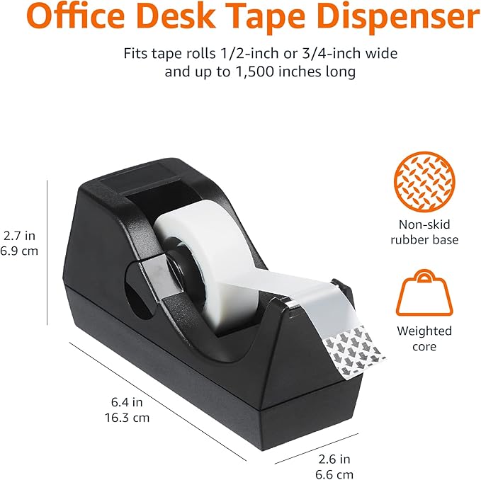 Amazon Basics Tape Dispenser - Image 4