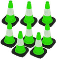 BESEA 12" inch Green Traffic Cones Safety Cones PVC Construction Cones by BeSea