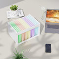 Bamboo Hanging File Organizer, Office Desk File Organizer by LONTAI