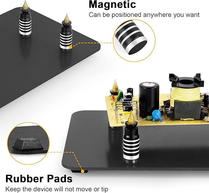 Magnetic Helping Hands Soldering Third Hand, PCB Circuit Board Holder - Image 7