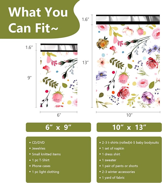 Poly Mailers 6x9 Inch 100 Pcs - Image 2