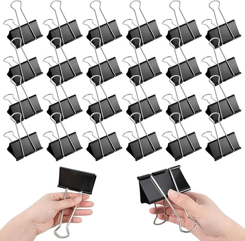 24 Pack Extra Large Binder Clips Jumbo Binder Clips 3 inch, Heavy Duty Paper - Image 2