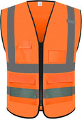 Reflective Safety Vest for Men Women by RhinoHit