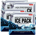 Reusable Ice Packs for Coolers Long Lasting Gel Freezer Packs for Cooler Bag by ABOXOBOG