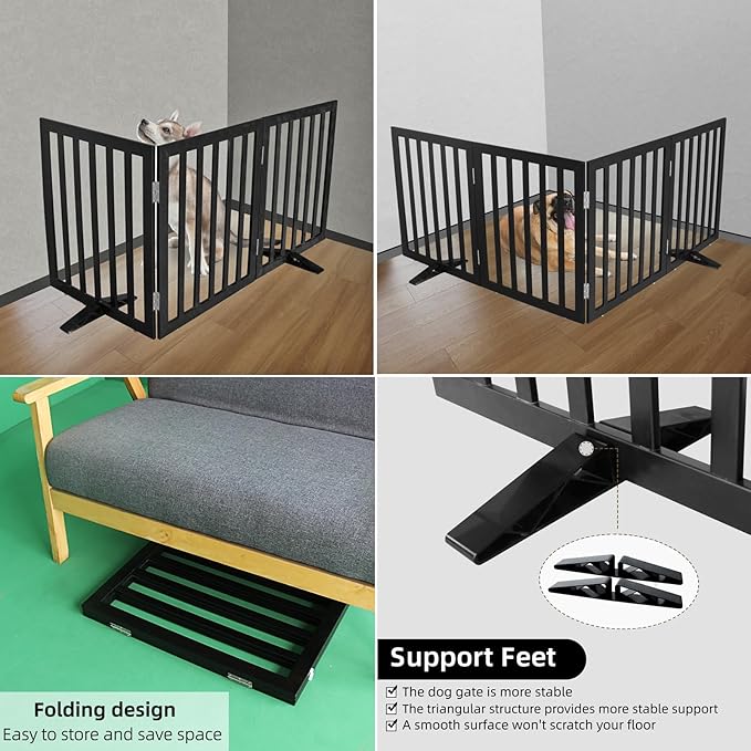 ZJSF Freestanding Indoor Dog Gate - Image 4