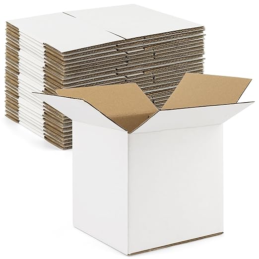 Golden State Art, 28 Pack, Square 7" Mailing Box by GoldenStateArt
