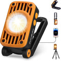 EverBrite COB Rechargeable Folding Work Light, 7 Lighting Modes, 1200 Lumens LED by EverBrite