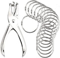 30 Pcs Book Rings 1.5 inch Nickel Plated Steel Binder Circles by Neworkg