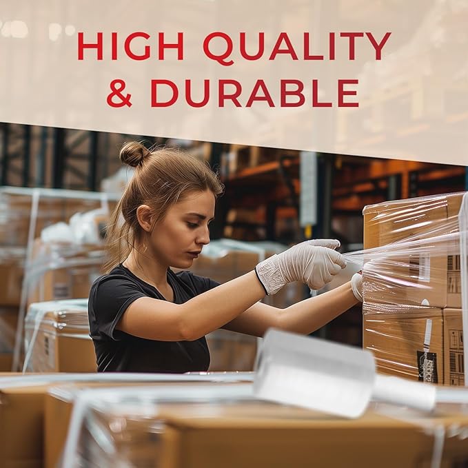 Shrink Wrap Roll for Moving | Stretch Wrap for Packing | Heavy Duty 12 Pack | - Image 2