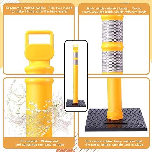 Kanayu 49 Inch Traffic Delineator Posts - Image 4