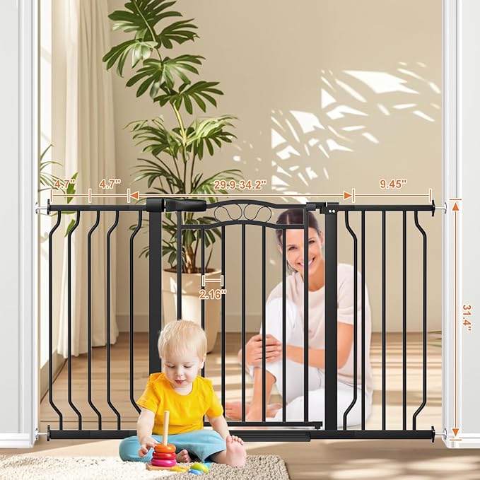 29.5-53.1" Extra Wide Baby Gate - Image 5