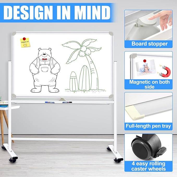 Dry Erase Board with Stand - Image 5