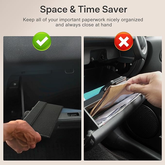 CoBak Leather Car Registration and Insurance Holder - Image 8