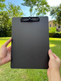 Hardened 9.4" Wx12.6 L 3K Carbon Fiber Clipboard Ultimate Light and Thin by Veranger