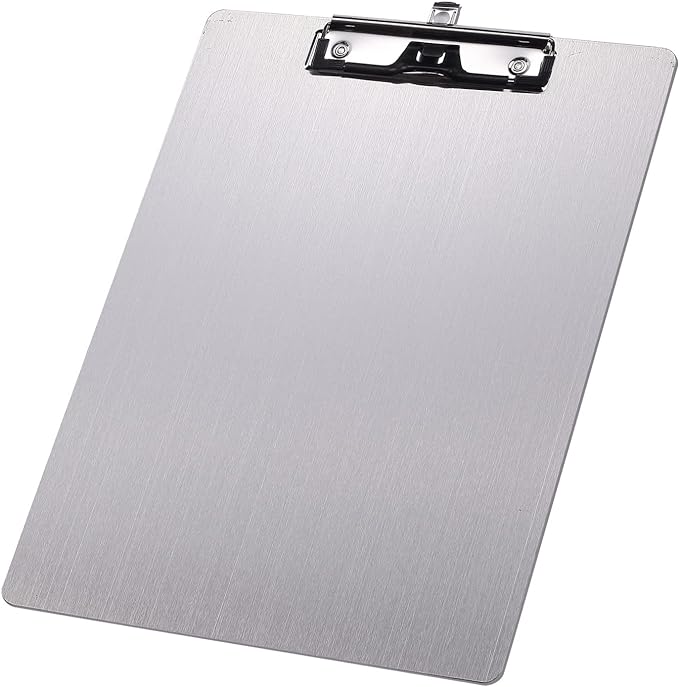 304 Stainless Steel Metal Dry Erase Clipboards by Banjiang