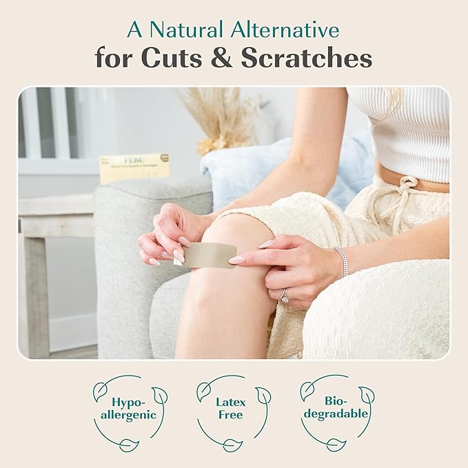 FEBU Eco-Friendly Large Bamboo Bandages | PFAS Free Bandages - Image 7