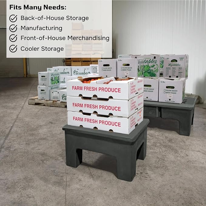 PolyMight Heavy-Duty Plastic Poly Dunnage Rack - Image 3
