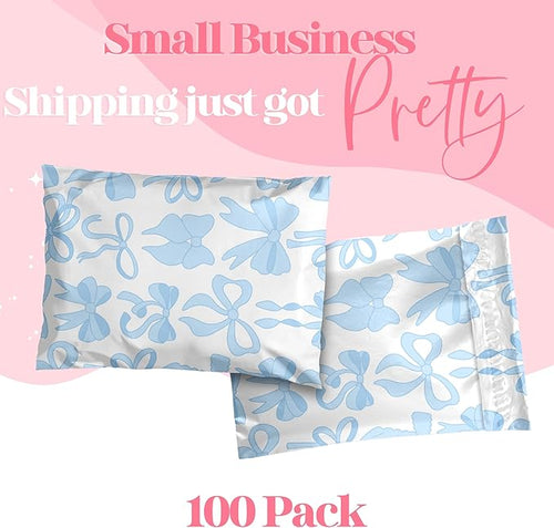 14.5x19 Designer Poly Mailer 100 Pack Heavy Duty Waterproof Self Seal Shipping - Image 2