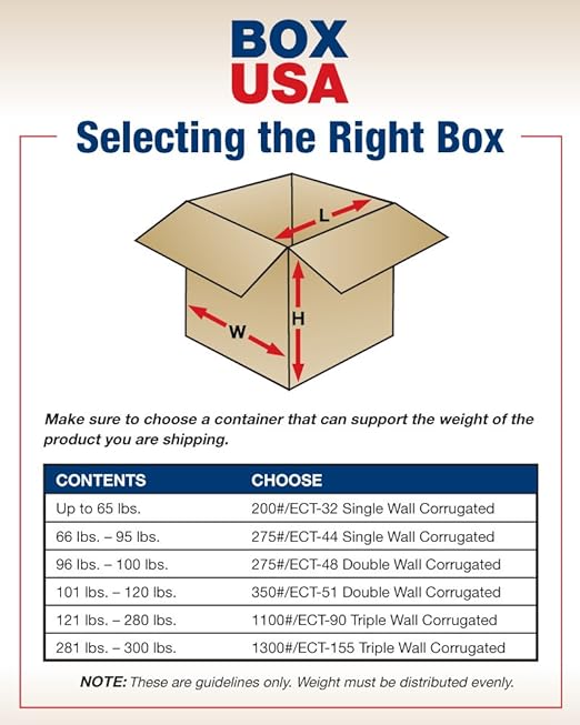 BOX USA Shipping Boxes 32"L x 6"W x 6"H 25-Pack Long Corrugated Boxes - Image 2