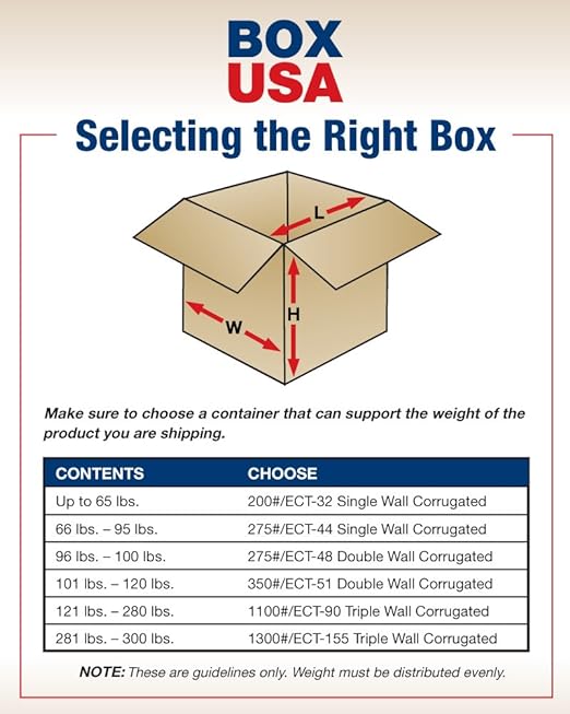 BOX USA Shipping Boxes Large 15"L x 15"W x 8"H 25-Pack, Cardboard Box - Image 2