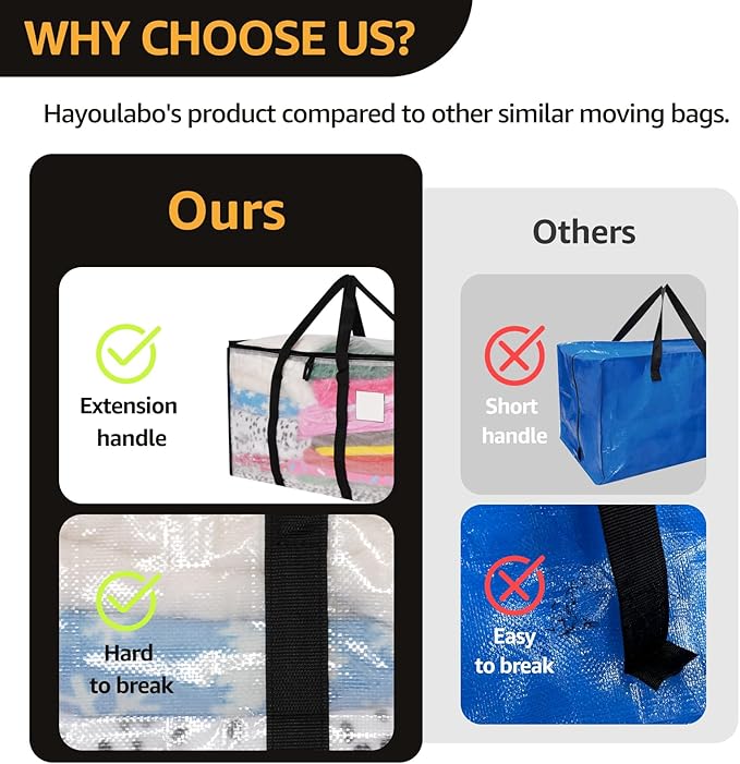 Moving Bags Heavy Duty Extra Large, Alternative - Image 5