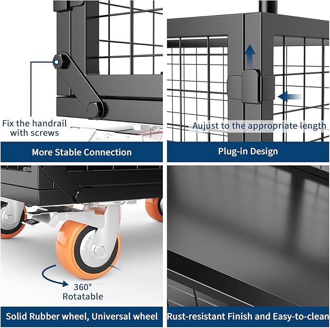 6in1 Foldable Platform Truck Cart - Image 5