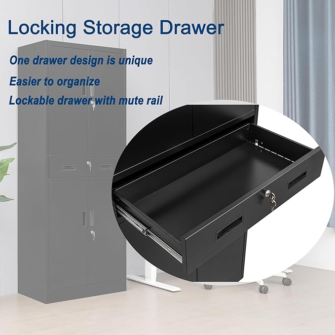 Metal Storage Cabinet, Steel Cabinet - Image 6