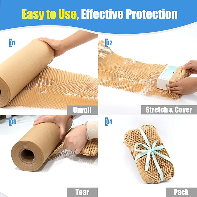 Honeycomb Packing Paper Roll 12" x 295 FT - Image 5