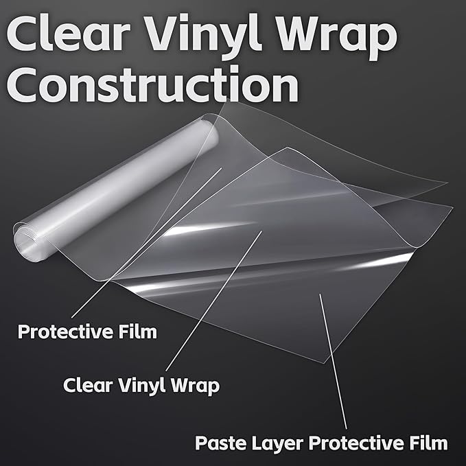 Lypumso Clear Vinyl Wrap Tape, Car Door Edge Guard Door Sill Protector - Image 5