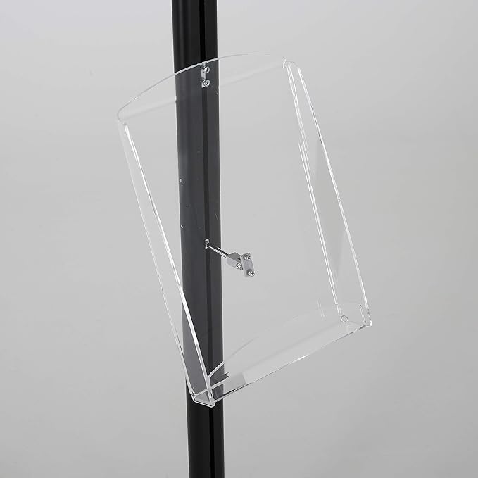 M&T Displays Free Standing Aluminum Display Stand Single Sided Document - Image 8