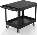 Heavy Duty Utility Rolling Tool Cart, 1000 lbs Capacity Flat Top Plastic by Unknown