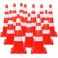 BATTIFE 12 Pack Traffic Safety Cones 36 Inches by BATTIFE