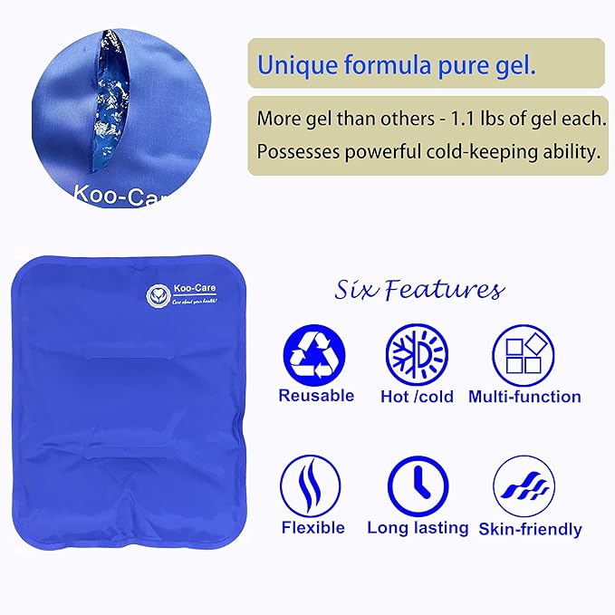 Koo-Care 2 Knee Gel Ice Pack & Wrap - Image 3