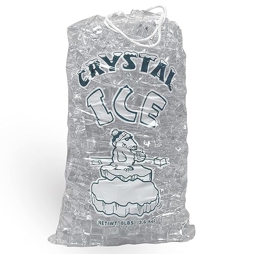Pinnacle Mercantile 8 lb. Drawstring Ice Bags Heavy-Duty, Puncture-Resistant by PinnacleMercantile