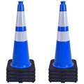 OrangeStar 28" Traffic Cones 8-Pack Blue Safety Cones by OrangeStar