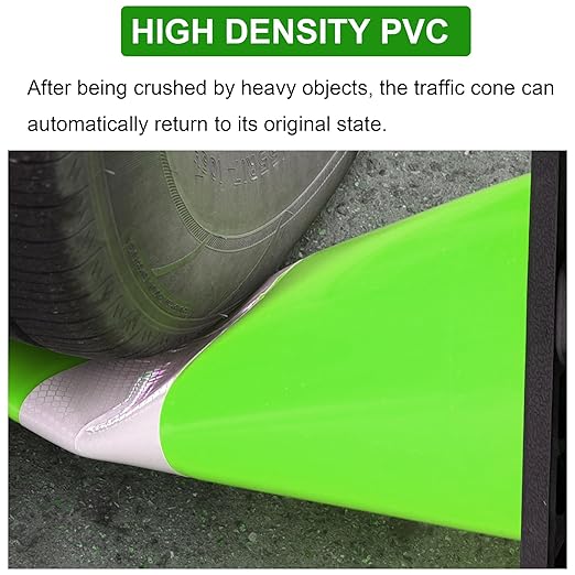 OrangeStar 12" Traffic Cones 6-Pack, Parking Lots, Construction, Indoor & - Image 5
