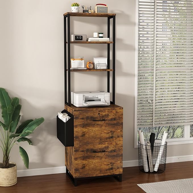Locking Double Drawer File Cabinet - Image 2