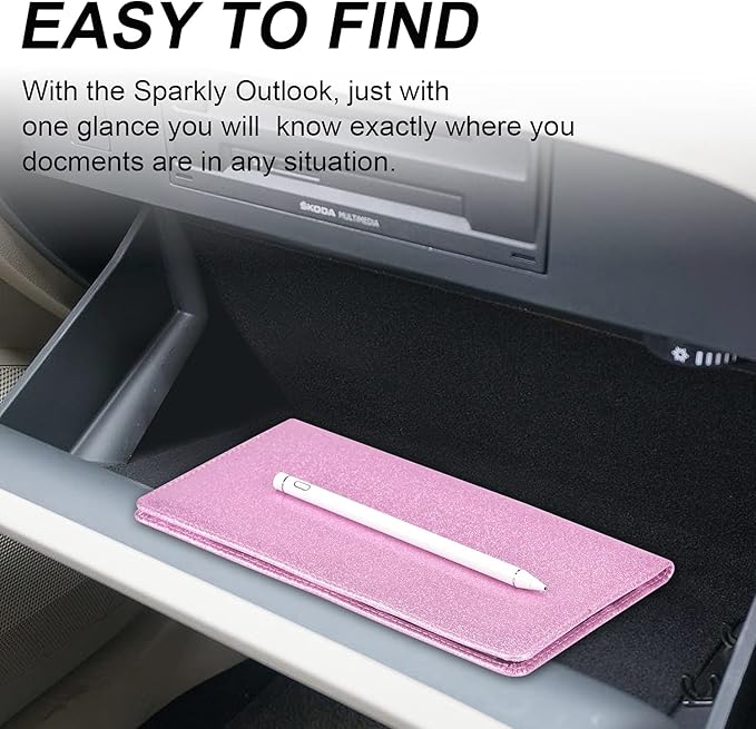 Cacturism Car Registration and Insurance Holder, Car Accessories Vehicle Glove - Image 7