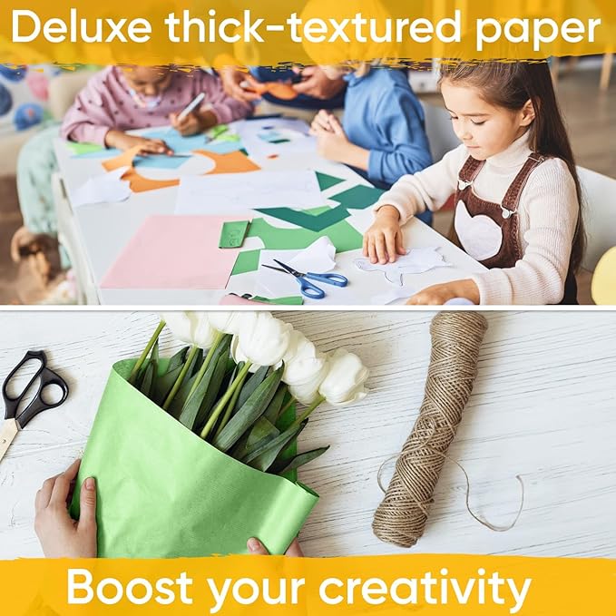 USA Made 36" x 1200" Light Green Paper Roll, 45 lbs Thickness, Kraft Paper - Image 5
