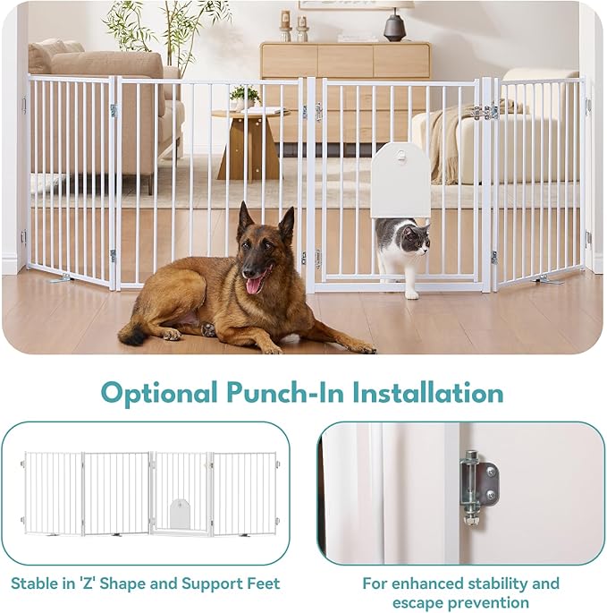 No Pawblems Free Standing Dog Gate - Image 6